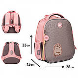 Шкільний набір YES H-100 Pusheen Fatty (рюкзак, пенал, сумка) 115-130 см, фото 3
