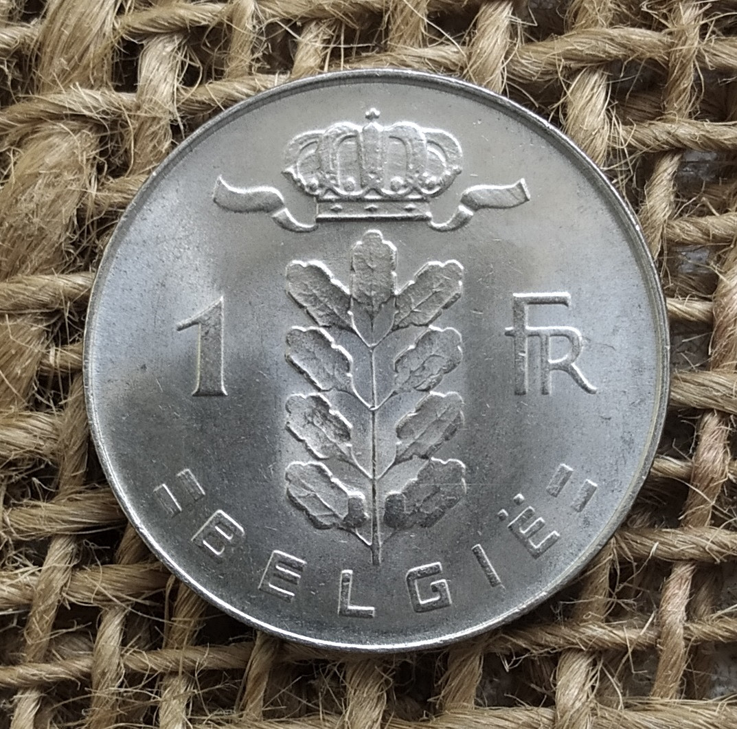 1 франк 1973 року. Бельгiя