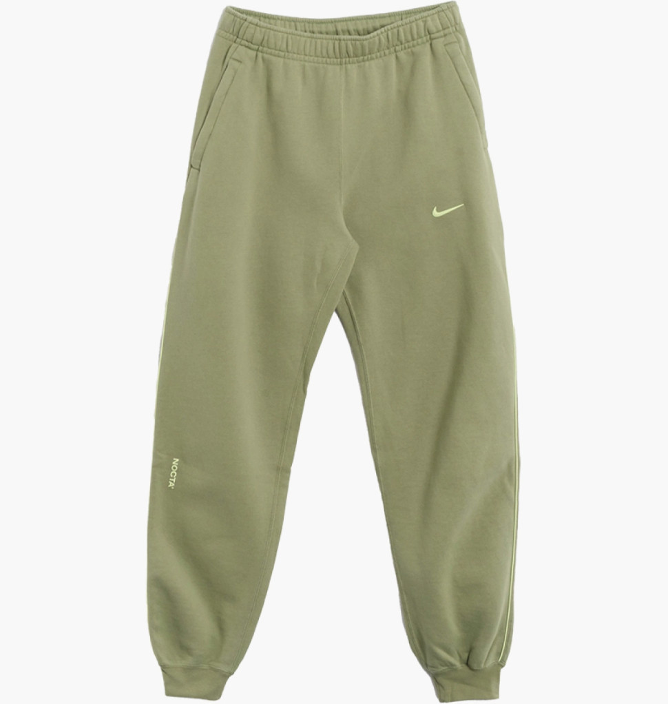 Штани Nike x NOCTA Fleece CS Sweatpant Oil Green/Light Liquid Lime FN7661-386, фото 1