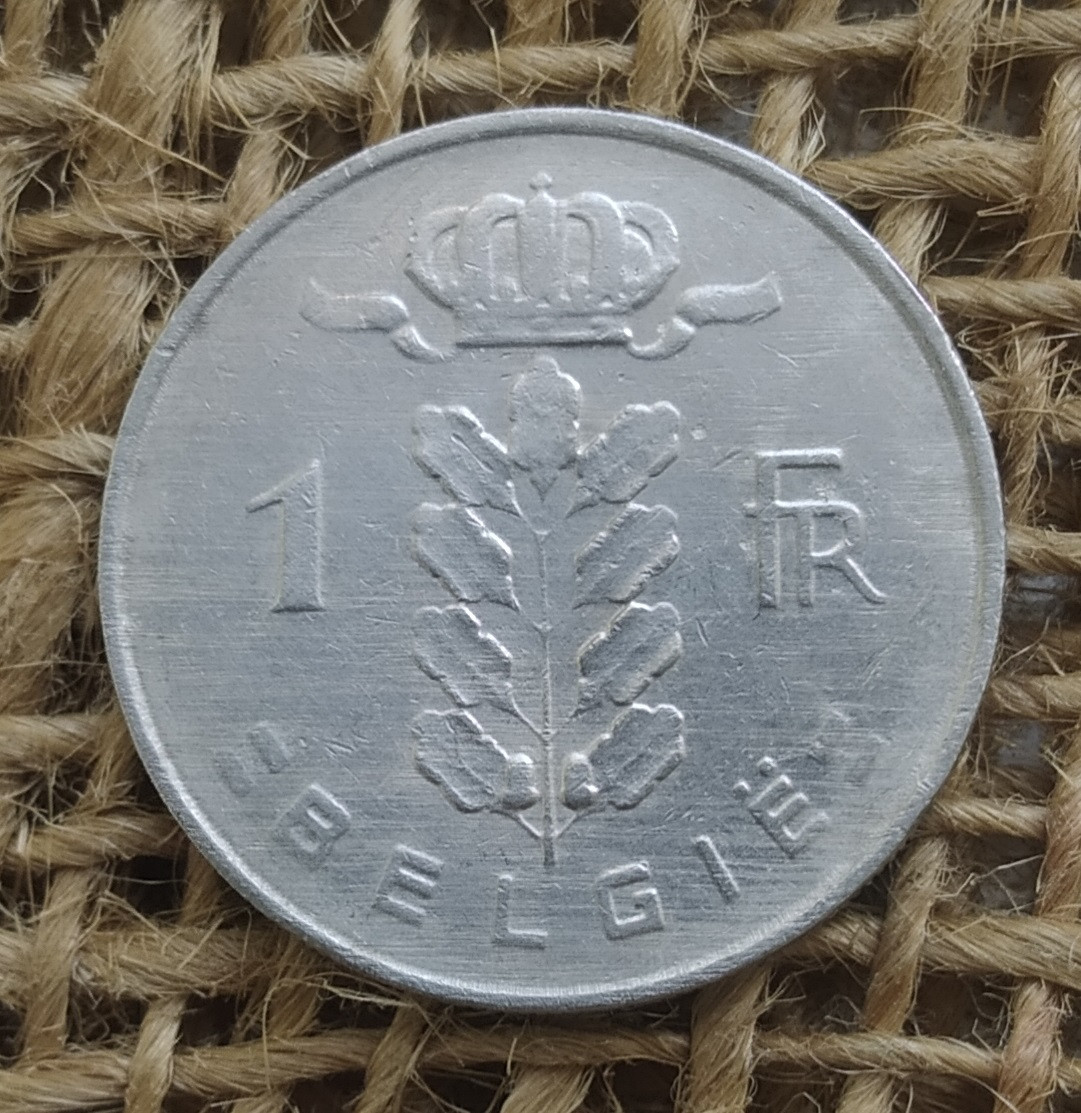 1 франк 1967 року. Бельгiя