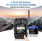 Міні боді камера BOBLOV N9, 1296p, з акумулятором, нагрудний відеореєстратор, нічне бачення, фото 3