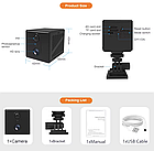 Міні камера відеоспостереження Vstarcam CB75, 4G, AI датчик руху, нічне бачення, 3000 mAh, Full HD 1080P, фото 2