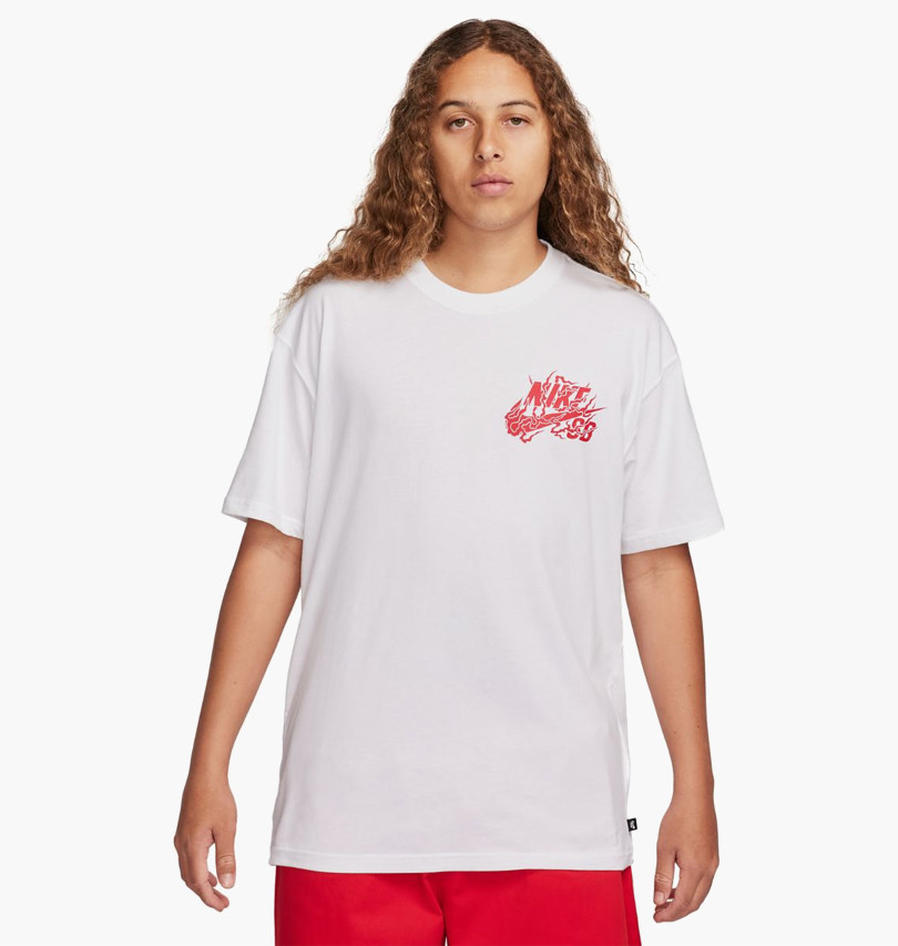 Футболка Nike Sb S90 Dragon White FQ3719-101, фото 1