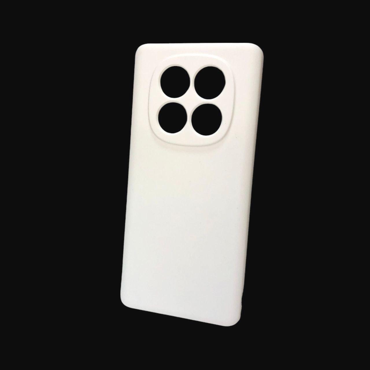 Чехол Xiaomi Redmi Note 14Pro(4G) Silicone Soft Silky №32 White (4you)