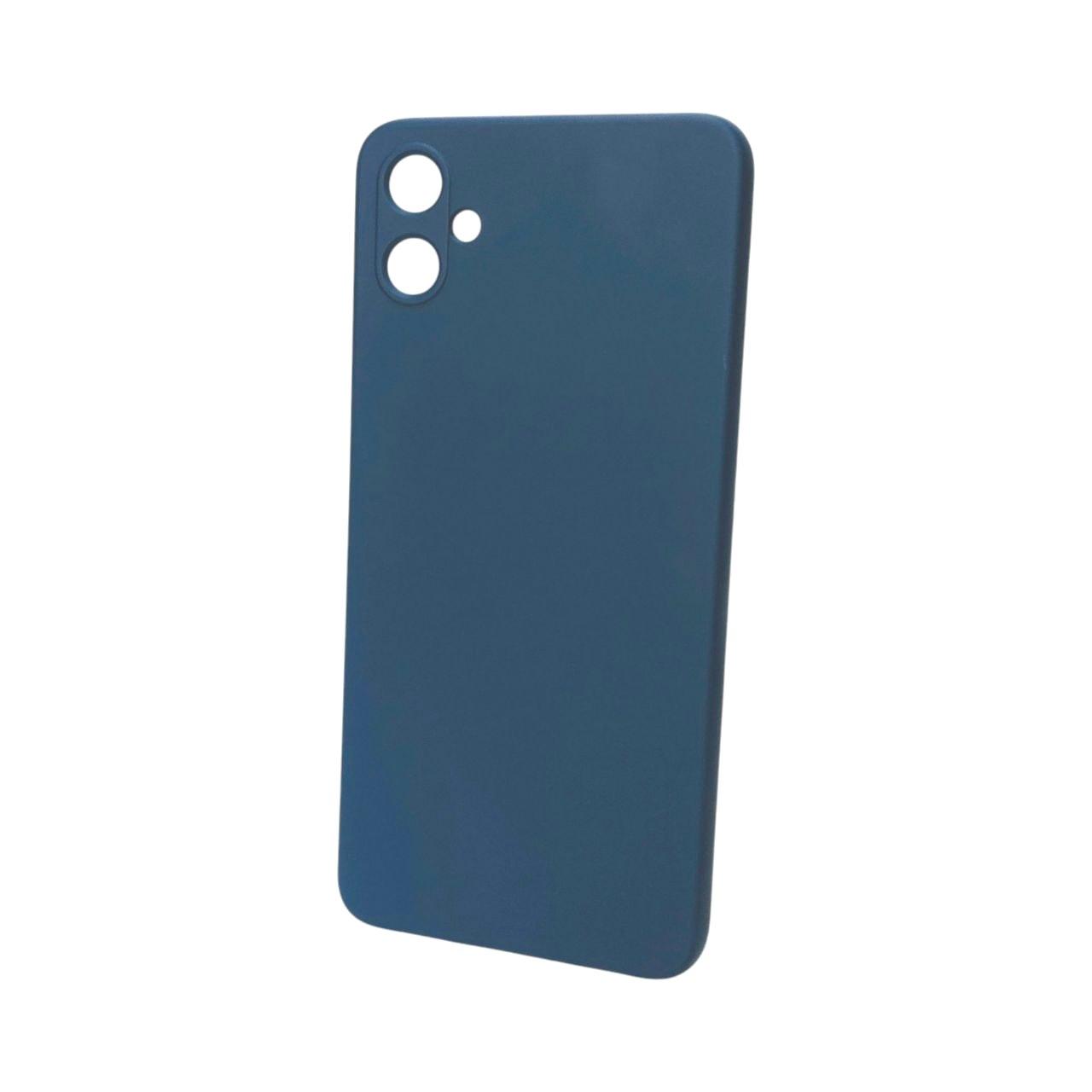 Чехол Samsung A05(4G) Silicone Soft Silky №6 Blue (4you)
