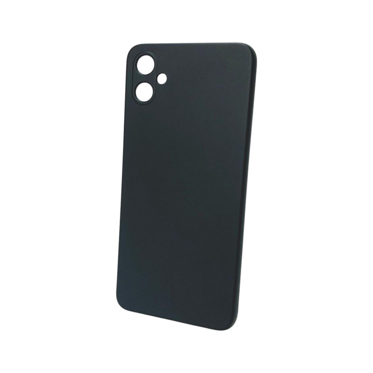 Чехол Samsung A06(4G) Silicone Soft Silky №1 Black (4you)