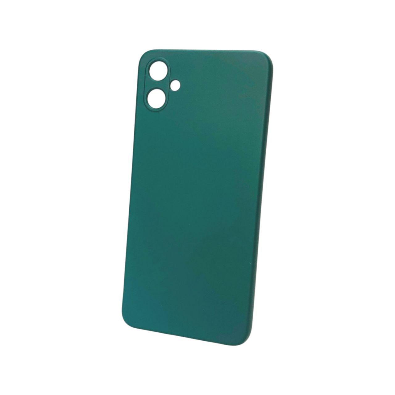 Чехол Samsung A06(4G) Silicone Soft Silky №28 Dark Green (4you)