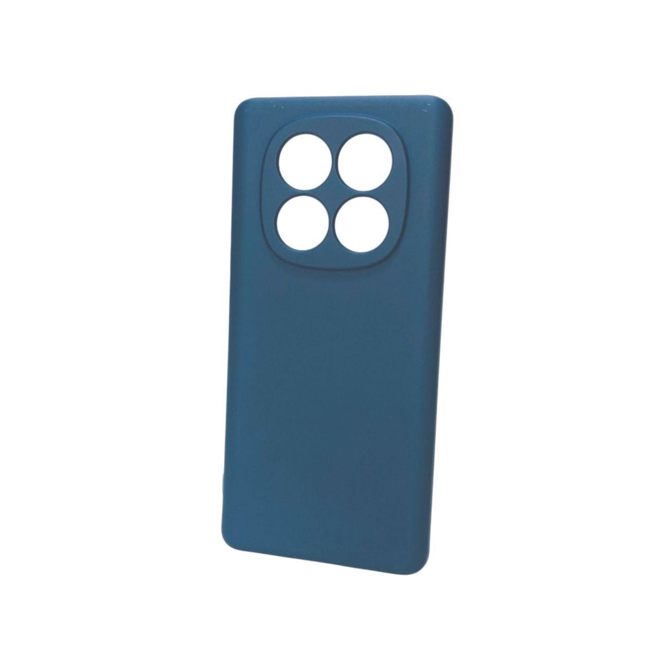 Чехол Xiaomi Redmi Note 14Pro(4G) Silicone Soft Silky №6 Blue (4you)
