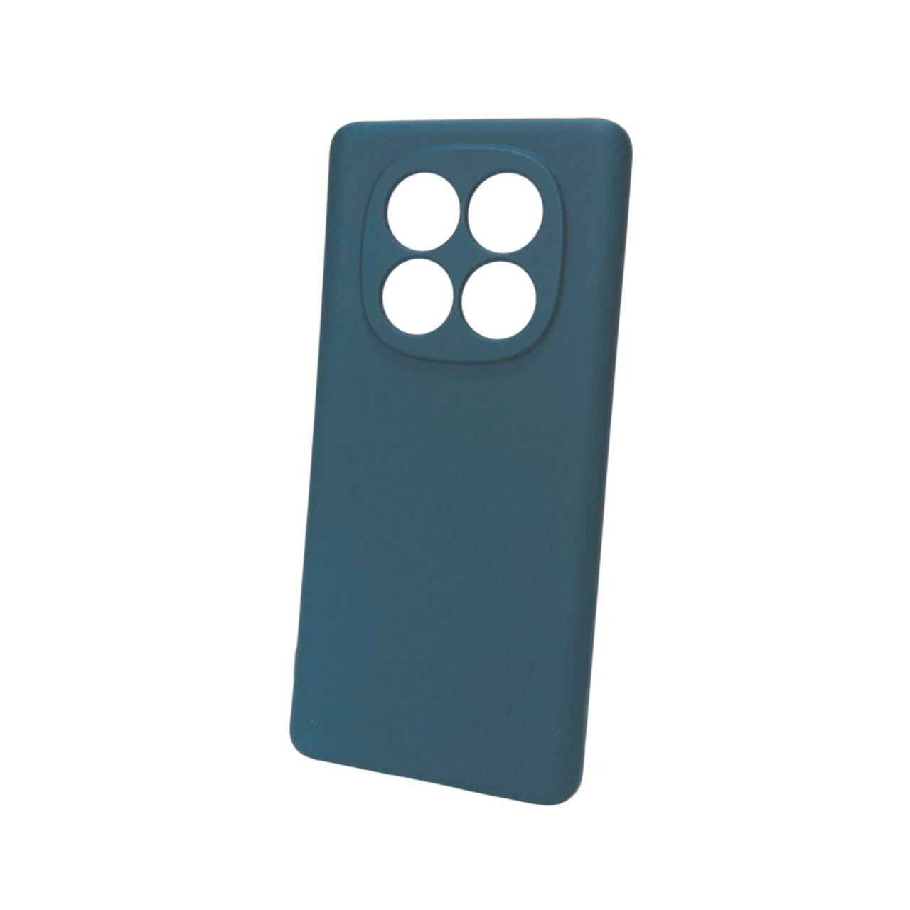 Чехол Xiaomi Redmi Note 14Pro(4G) Silicone Soft Silky №7 Dark Blue (4you)