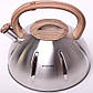 Чайник Kamille Whistling Kettle 5л з нержавіючої сталі зі свистком, фото 3