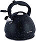 Чайник Kamille Whistling Kettle Marble 2.7л з нержавіючої сталі зі свистком, фото 3
