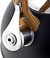 Чайник Kamille Whistling Kettle Black 2.5л з нержавіючої сталі зі свистком (чорний), фото 4