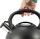 Чайник Ofenbach Happy Kettle 2.5л з нержавіючої сталі зі свистком, чорний матовий, фото 6