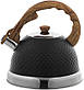 Чайник Ofenbach Whistling Kettle Black 2.7л нержавіюча сталь зі свистком, чорний, фото 3