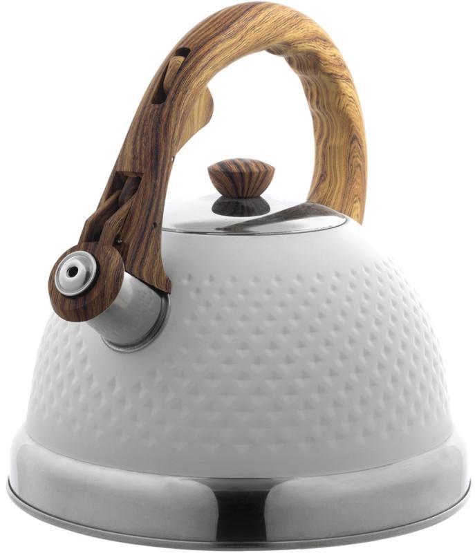 Чайник Ofenbach Whistling Kettle White 2.7л нержавіюча сталь зі свистком, білий
