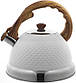 Чайник Ofenbach Whistling Kettle White 2.7л нержавіюча сталь зі свистком, білий, фото 3