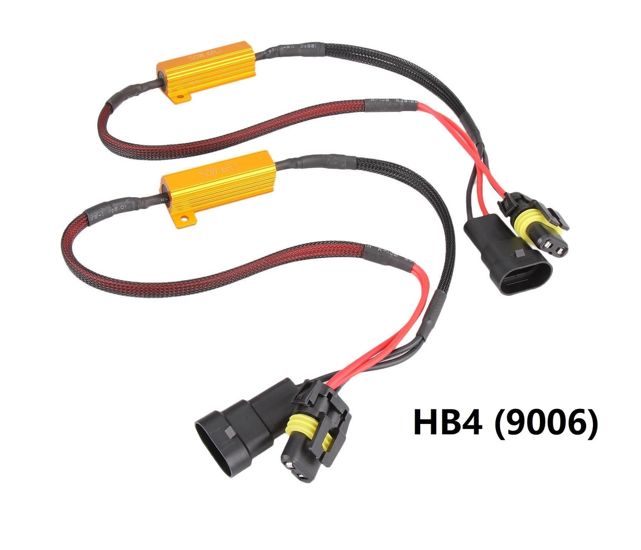 HB4 (9006) Обманка резистор  для LED ламп 50 Вт 6 Ом (2 штуки комплект), фото 1