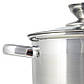 Набір 4 каструлі Ofenbach Casserole із нержавіючої сталі (1.1л, 1.7л, 2.4л, 3.4л) зі скляними кришками, фото 8