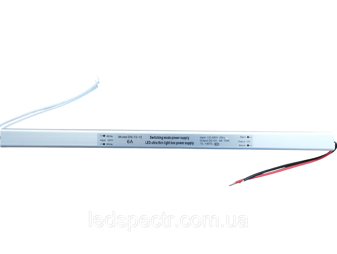 Блок живлення ультратонкий OEM Slim DC12 72W 6A