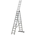Сходи трисекційні розкладні Кентавр 3х8 ступенів (44667)
