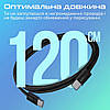 Кабель Promate EcoLine-CC120 USB-C to USB-C 60W Power Delivery 1.2 м Black, фото 7