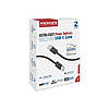 Кабель Promate EcoLine-CC120 USB-C to USB-C 60W Power Delivery 1.2 м Black, фото 8
