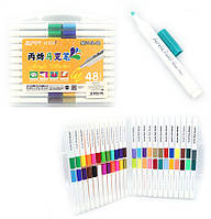 Акрилові маркери набір 48 кольорів Aodemei