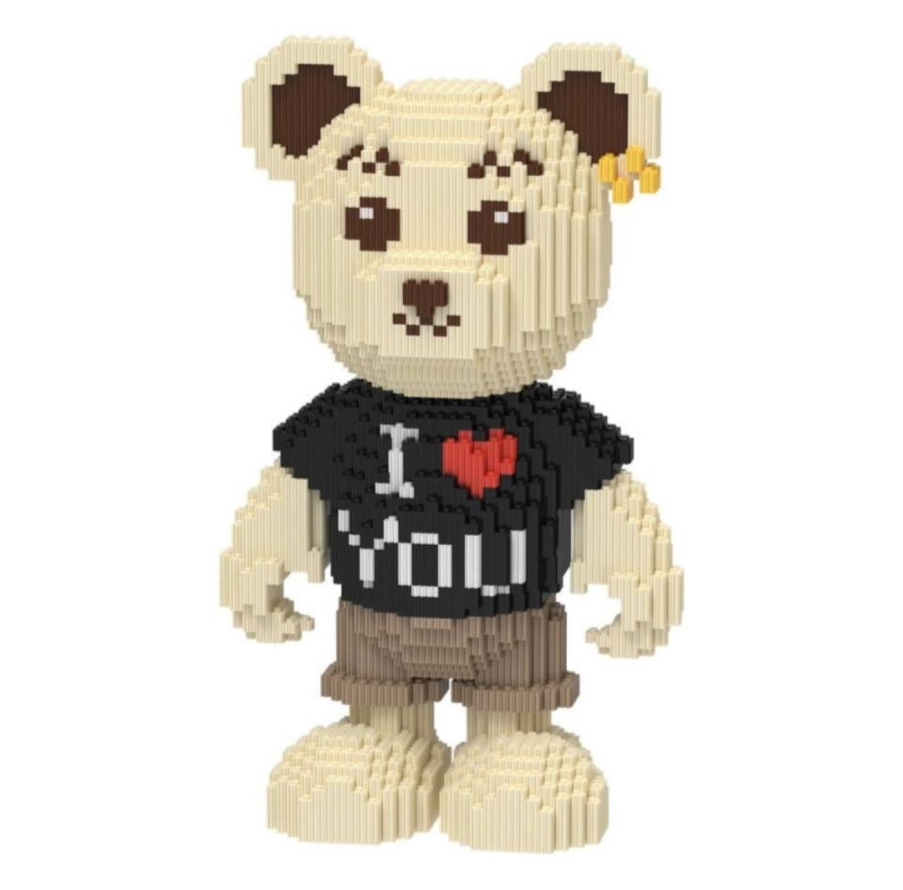 Блочний набір для збирання Magic Blocks — фігурка ведмедика Тедді “I love you” 8307