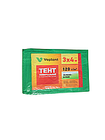 Тент двошаровий 120 г/м² зелено-білий тарпаулін, 3х4 м