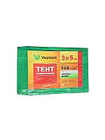 Тент двошаровий 120 г/м² зелено-білий тарпаулін, 3х5 м