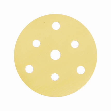Круг абразивний KOVAX Yellow film діаметр 125 мм  Р1500 7 отворів, фото 1