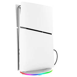 Док-станція підставка для консолі PS5 Slim Disc/Digital Ipega PG-P5S035SA з опідсвічуванням |RGB, USB/Type-C| Білий
