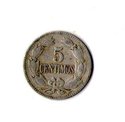 Венесуела › Сполучені Штати Венесуели 5 сентимів, 1945 рік №2036