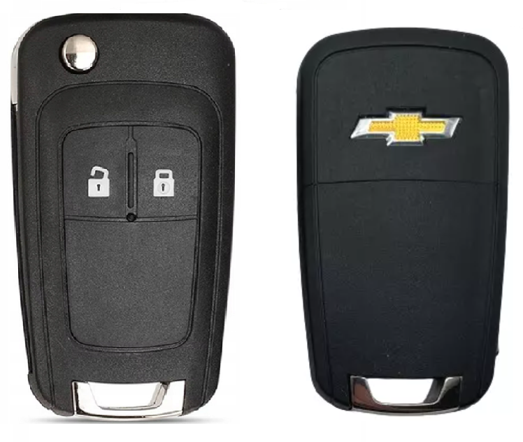 Викидний корпус ключа Chevrolet на 2 кнопки | CM13500226 | Aveo, Cruze, Sonic, Malibu, Camaro