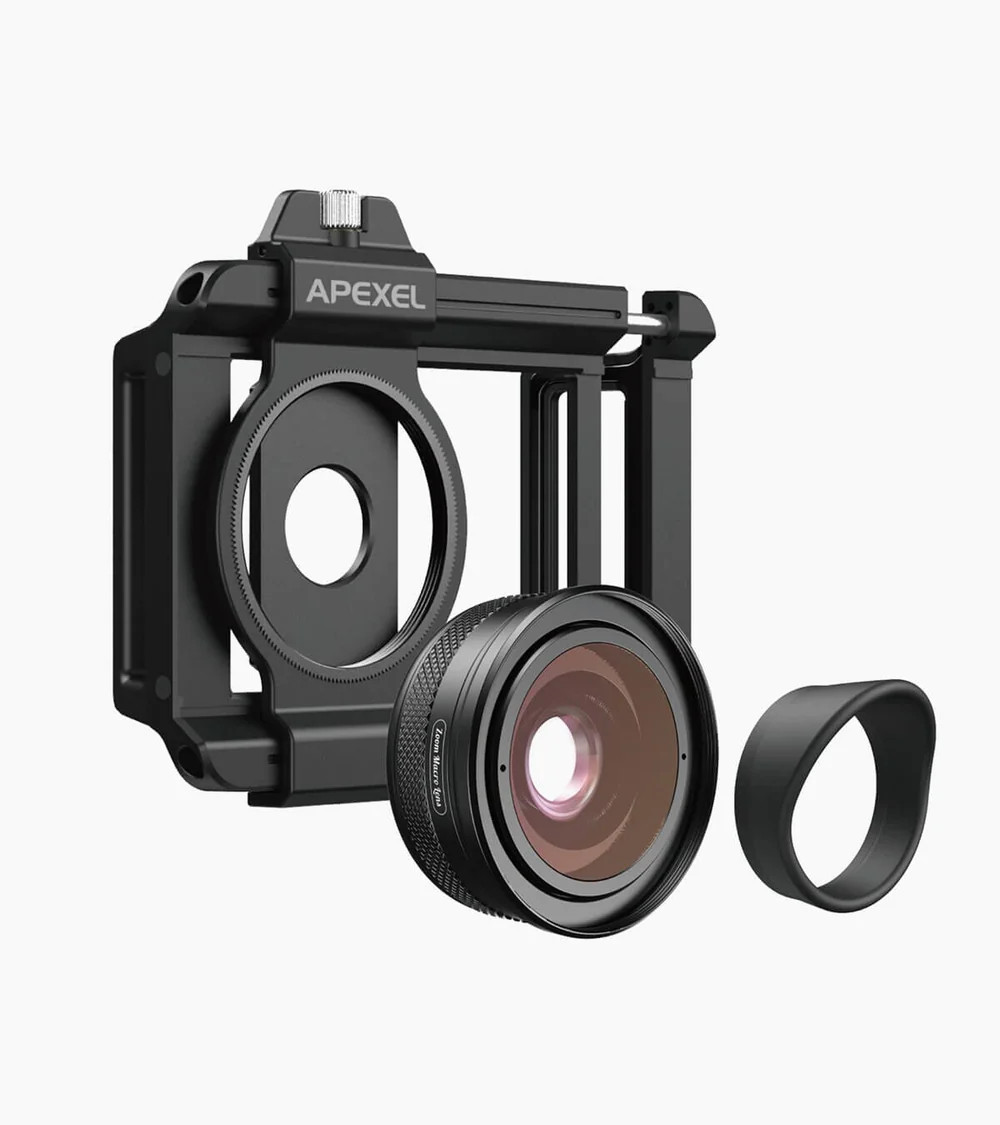 Макролінза для телефона 10-20X з регулюванням зуму ZoomMacro Apexel ASL-ZM100