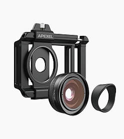 Макролінза для телефона 10-20X з регулюванням зуму ZoomMacro Apexel ASL-ZM100