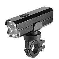 Велоліхтар акумуляторний передній світлодіодний LED Spotlight + Floodlight 6 режимів XA327P+ Type-C 3-10год