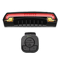 Велоліхтар задній акумуляторний  велосипедний ліхтар світлодіодний LED Meilan X5P+ Laser Waterproof Li-Ion