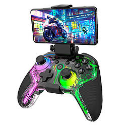 Безпровідний ігровий контролер iPega PG-9666TH |Android/iOS, Smart TV, PS4/PS3, PC, RGB| Чорний