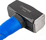 Кувалда, 800 г, фібергласова гумова рукоятка Forsage F-T7808, фото 2