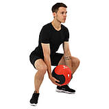 Медбол м'яч медичний Medicine Ball Zelart Червоний-чорний (вага 8 кг) FI-5121-8, фото 7