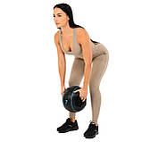 Медбол м'яч медичний дворучний з хватами LiveUp Medicine Ball Чорний (вага 7 кг) LP8111-7, фото 7