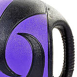 Медбол м'яч медичний дворучний з хватами Record (вага 10) FI-5111-10, фото 2