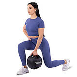 Медбол м'яч медичний дворучний із хватами Zelart (вага 10 кг) TA-7827-10, фото 2