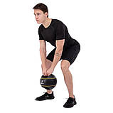 Медбол м'яч медичний дворучний з хватами Zelart (вага 4 кг) TA-7827-4, фото 3