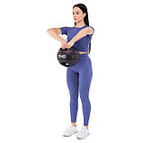 Медбол м'яч медичний дворучний з хватами Zelart (вага 7 кг) TA-7827-7, фото 2