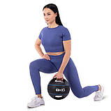 Медбол м'яч медичний дворучний з хватами Zelart (вага 8 кг) TA-7827-8, фото 4