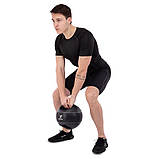 Медбол м'яч медичний дворучний із хватами Zelart (вага 9 кг) TA-7827-9, фото 3