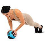 М'яч медичний медбол Medicine Ball LiveUp (вага 2 кг) LP8112-2, фото 3
