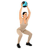 М'яч медичний медбол Medicine Ball LiveUp (вага 3 кг) LP8112-3, фото 5